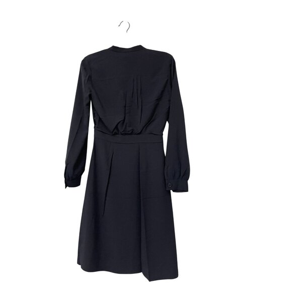 Tory Burch Womens Sheath Pencil Dress Size 2 Navy Blue Long Sleeve NWT $425 - Picture 5 of 15